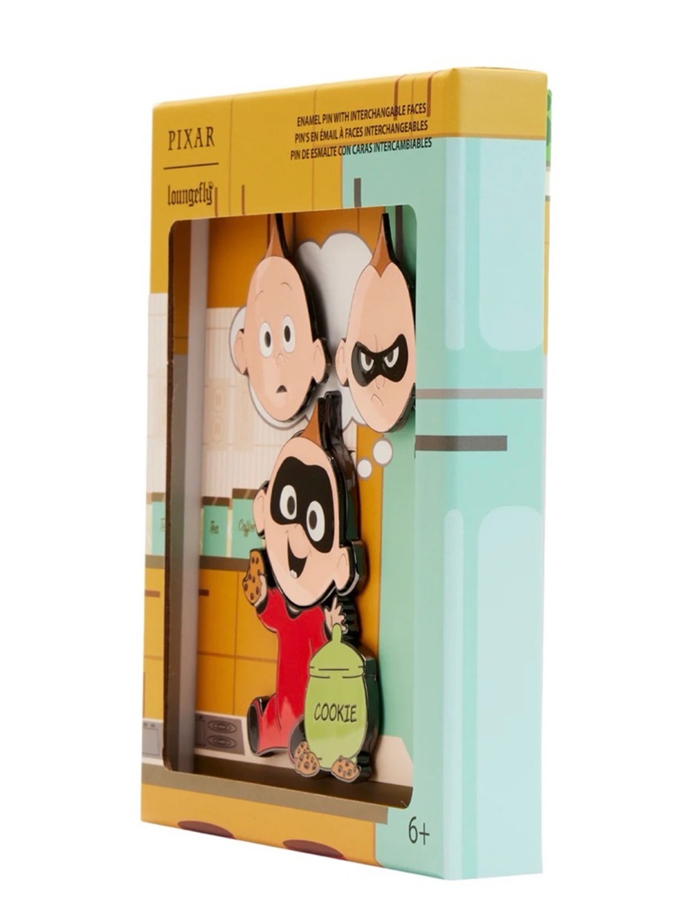 NWT Loungefly Disney Pixar Incredibles Jack Jack Mixed Emotions Pin Set - Picture 2 of 5